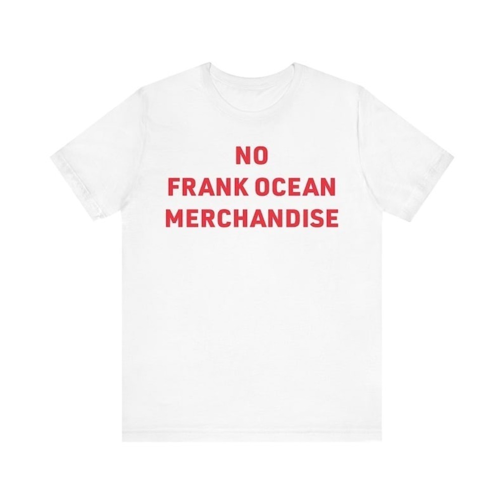 No Frank Ocean Merchandise Shirt Coachella Shirt